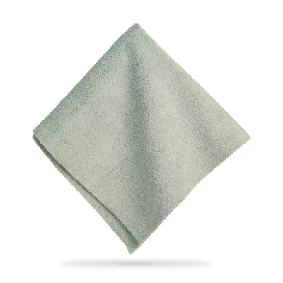 360 GSM Edgeless Microfiber Towel - Light Grey