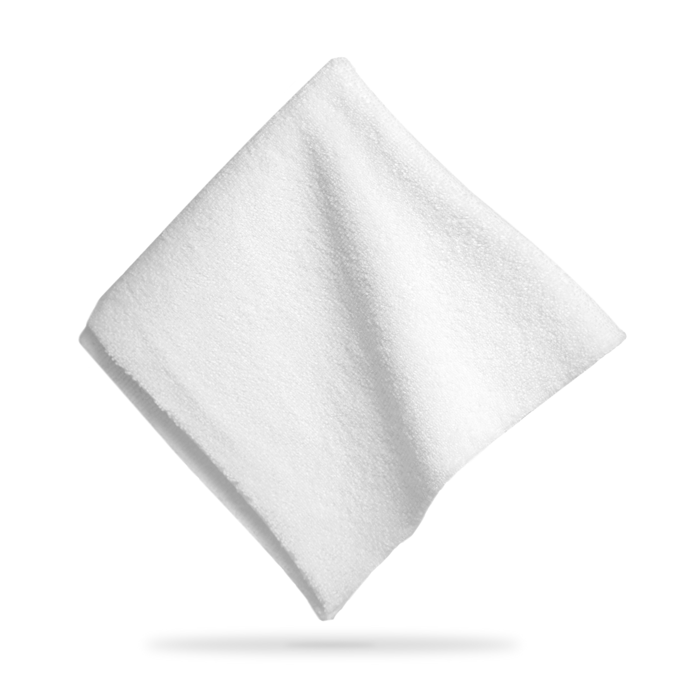 360 GSM Edgeless Microfiber Towel - Snow White